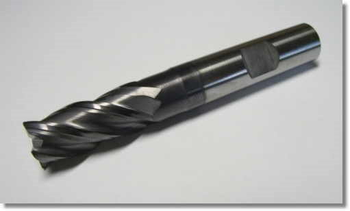 Solide Carbide Endmills 4-flutes, Varicut