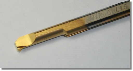 Solid carbide Mini turning-tool for Threading metric thread ISO 60